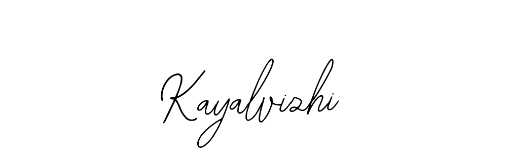You should practise on your own different ways (Bearetta-2O07w) to write your name (Kayalvizhi) in signature. don't let someone else do it for you. Kayalvizhi signature style 12 images and pictures png