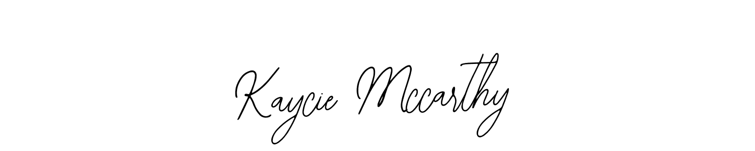 How to make Kaycie Mccarthy name signature. Use Bearetta-2O07w style for creating short signs online. This is the latest handwritten sign. Kaycie Mccarthy signature style 12 images and pictures png