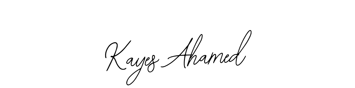 How to make Kayes Ahamed signature? Bearetta-2O07w is a professional autograph style. Create handwritten signature for Kayes Ahamed name. Kayes Ahamed signature style 12 images and pictures png