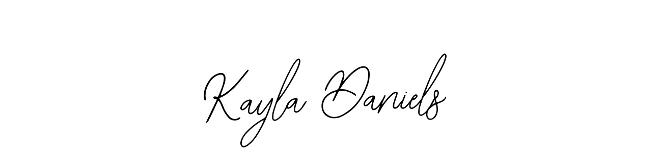 You should practise on your own different ways (Bearetta-2O07w) to write your name (Kayla Daniels) in signature. don't let someone else do it for you. Kayla Daniels signature style 12 images and pictures png