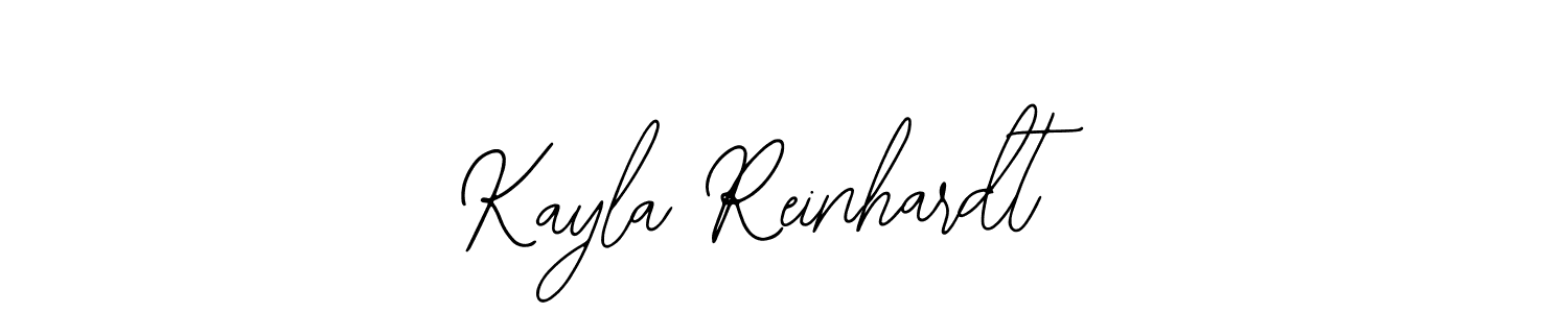 How to make Kayla Reinhardt name signature. Use Bearetta-2O07w style for creating short signs online. This is the latest handwritten sign. Kayla Reinhardt signature style 12 images and pictures png