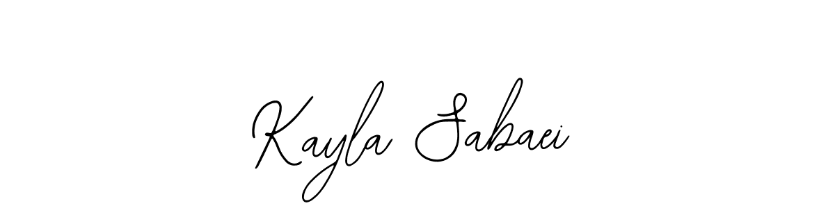 Also You can easily find your signature by using the search form. We will create Kayla Sabaei name handwritten signature images for you free of cost using Bearetta-2O07w sign style. Kayla Sabaei signature style 12 images and pictures png