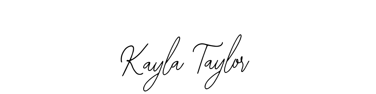 Bearetta-2O07w is a professional signature style that is perfect for those who want to add a touch of class to their signature. It is also a great choice for those who want to make their signature more unique. Get Kayla Taylor name to fancy signature for free. Kayla Taylor signature style 12 images and pictures png