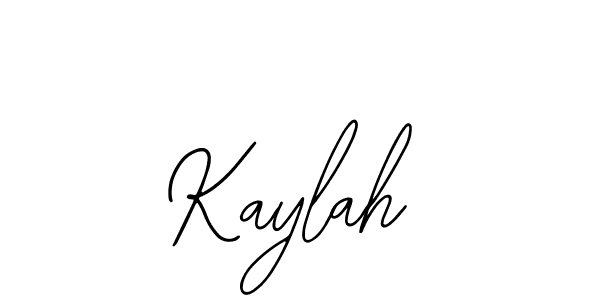 How to make Kaylah name signature. Use Bearetta-2O07w style for creating short signs online. This is the latest handwritten sign. Kaylah signature style 12 images and pictures png