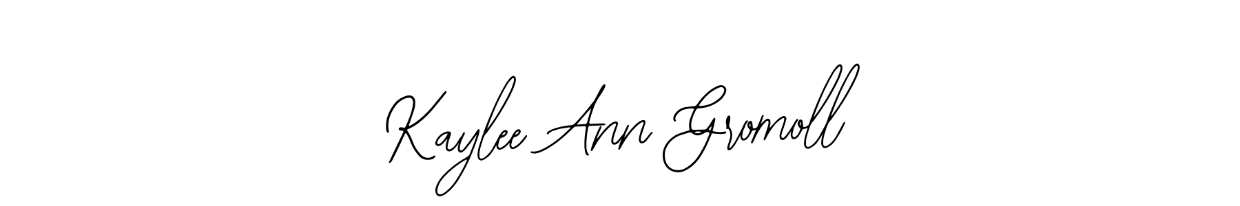 How to make Kaylee Ann Gromoll name signature. Use Bearetta-2O07w style for creating short signs online. This is the latest handwritten sign. Kaylee Ann Gromoll signature style 12 images and pictures png