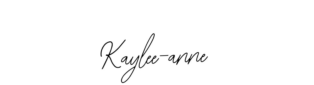 How to make Kaylee-anne name signature. Use Bearetta-2O07w style for creating short signs online. This is the latest handwritten sign. Kaylee-anne signature style 12 images and pictures png