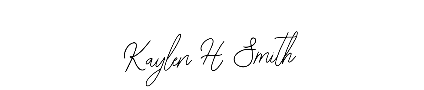 Design your own signature with our free online signature maker. With this signature software, you can create a handwritten (Bearetta-2O07w) signature for name Kaylen H Smith. Kaylen H Smith signature style 12 images and pictures png