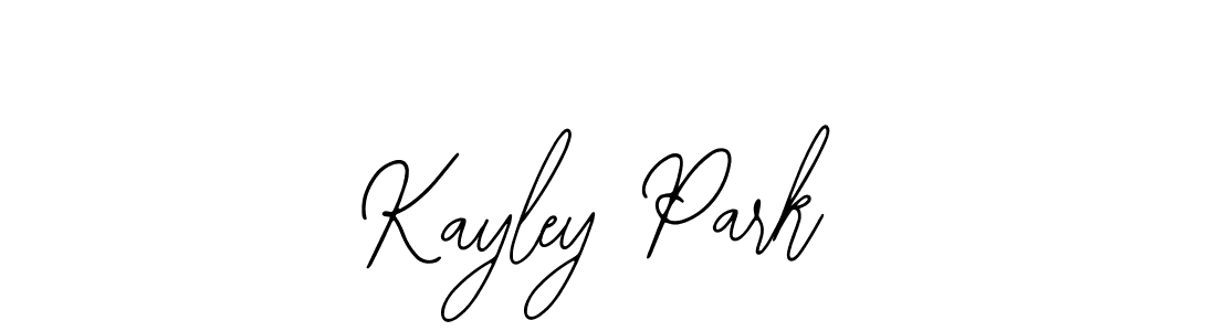 How to make Kayley Park name signature. Use Bearetta-2O07w style for creating short signs online. This is the latest handwritten sign. Kayley Park signature style 12 images and pictures png