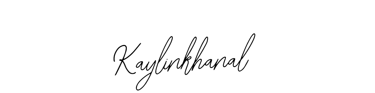 Make a beautiful signature design for name Kaylinkhanal. With this signature (Bearetta-2O07w) style, you can create a handwritten signature for free. Kaylinkhanal signature style 12 images and pictures png