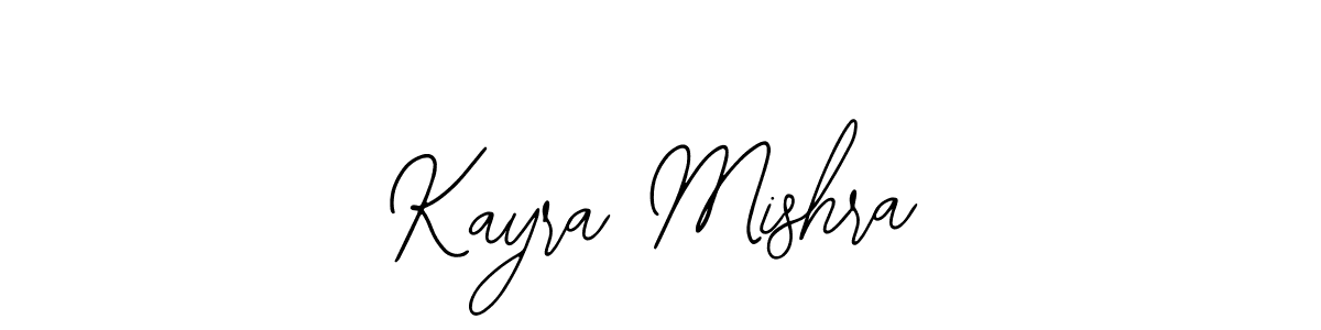How to make Kayra Mishra name signature. Use Bearetta-2O07w style for creating short signs online. This is the latest handwritten sign. Kayra Mishra signature style 12 images and pictures png