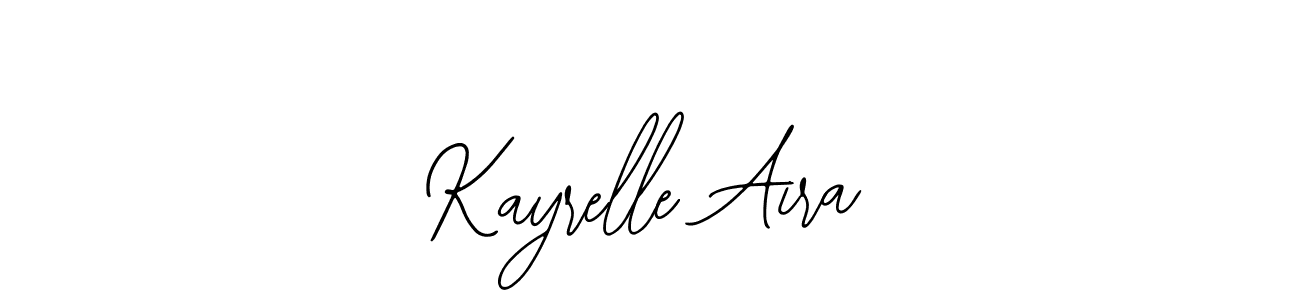 Also You can easily find your signature by using the search form. We will create Kayrelle Aira name handwritten signature images for you free of cost using Bearetta-2O07w sign style. Kayrelle Aira signature style 12 images and pictures png