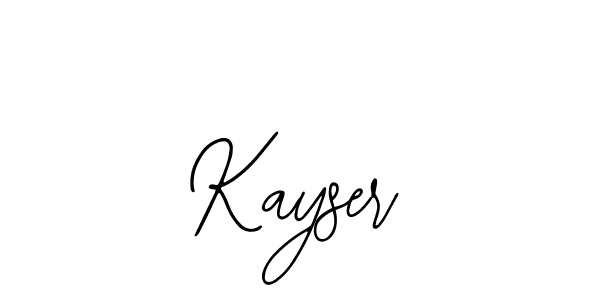 How to make Kayser signature? Bearetta-2O07w is a professional autograph style. Create handwritten signature for Kayser name. Kayser signature style 12 images and pictures png