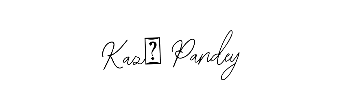 This is the best signature style for the Kazı Pandey name. Also you like these signature font (Bearetta-2O07w). Mix name signature. Kazı Pandey signature style 12 images and pictures png