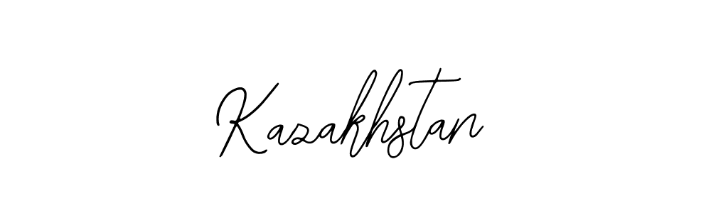 Use a signature maker to create a handwritten signature online. With this signature software, you can design (Bearetta-2O07w) your own signature for name Kazakhstan. Kazakhstan signature style 12 images and pictures png