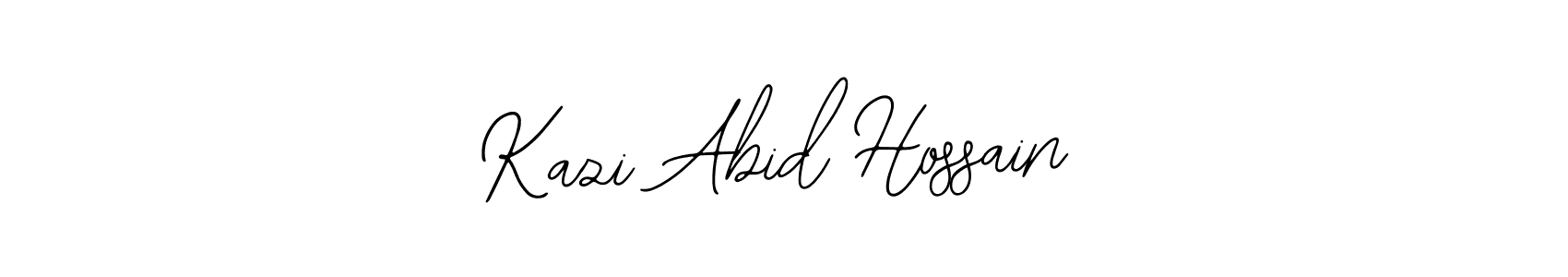 Use a signature maker to create a handwritten signature online. With this signature software, you can design (Bearetta-2O07w) your own signature for name Kazi Abid Hossain. Kazi Abid Hossain signature style 12 images and pictures png