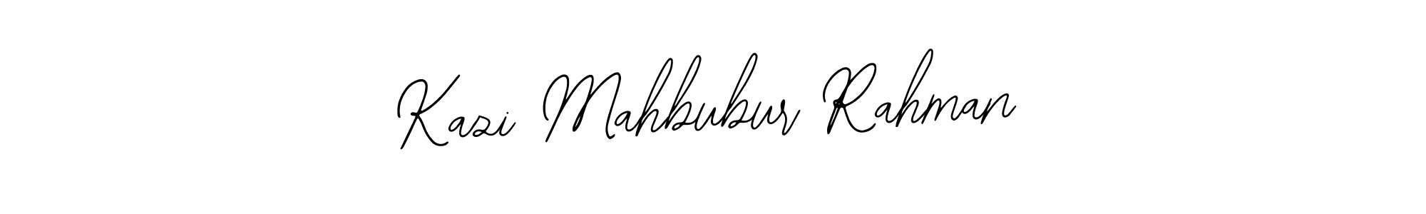 The best way (Bearetta-2O07w) to make a short signature is to pick only two or three words in your name. The name Kazi Mahbubur Rahman include a total of six letters. For converting this name. Kazi Mahbubur Rahman signature style 12 images and pictures png