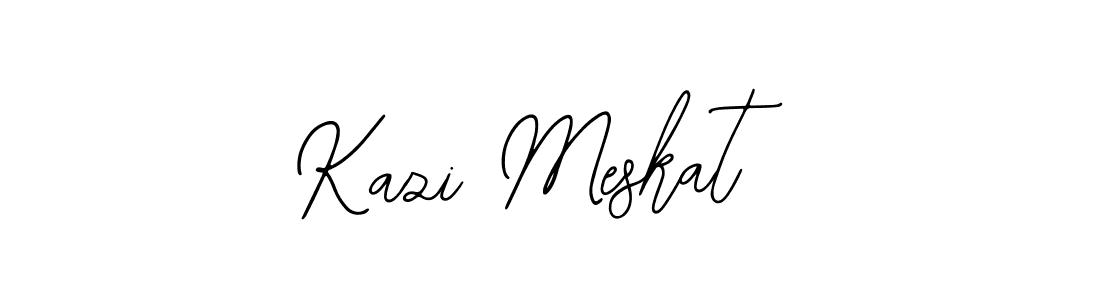 The best way (Bearetta-2O07w) to make a short signature is to pick only two or three words in your name. The name Kazi Meskat include a total of six letters. For converting this name. Kazi Meskat signature style 12 images and pictures png