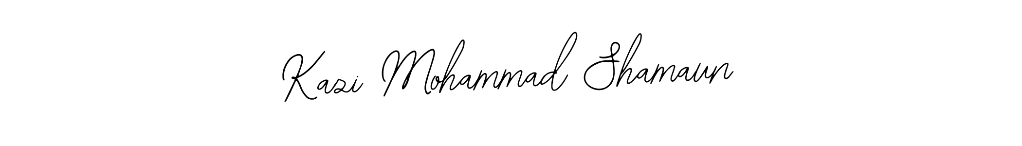 Create a beautiful signature design for name Kazi Mohammad Shamaun. With this signature (Bearetta-2O07w) fonts, you can make a handwritten signature for free. Kazi Mohammad Shamaun signature style 12 images and pictures png