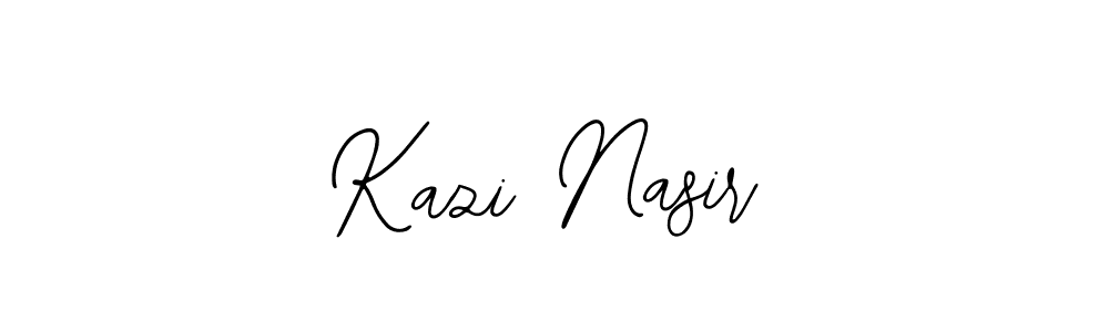 How to make Kazi Nasir name signature. Use Bearetta-2O07w style for creating short signs online. This is the latest handwritten sign. Kazi Nasir signature style 12 images and pictures png