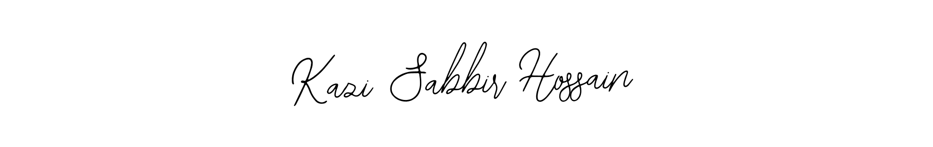 How to make Kazi Sabbir Hossain name signature. Use Bearetta-2O07w style for creating short signs online. This is the latest handwritten sign. Kazi Sabbir Hossain signature style 12 images and pictures png