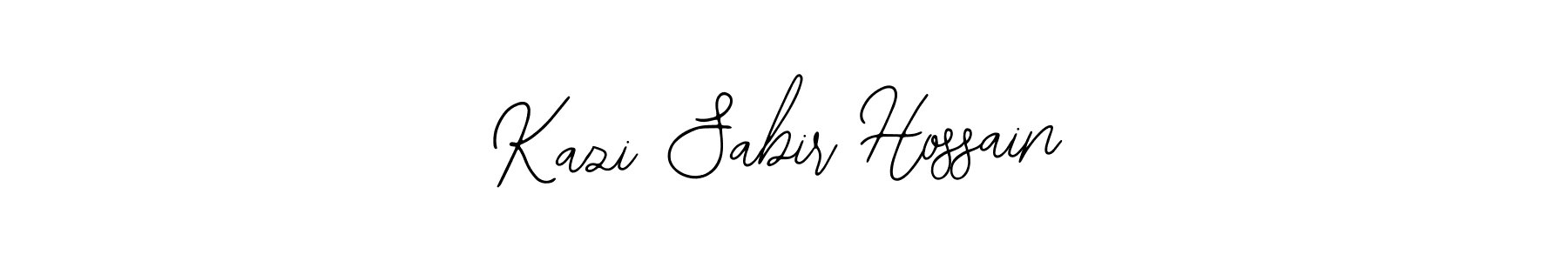 Create a beautiful signature design for name Kazi Sabir Hossain. With this signature (Bearetta-2O07w) fonts, you can make a handwritten signature for free. Kazi Sabir Hossain signature style 12 images and pictures png