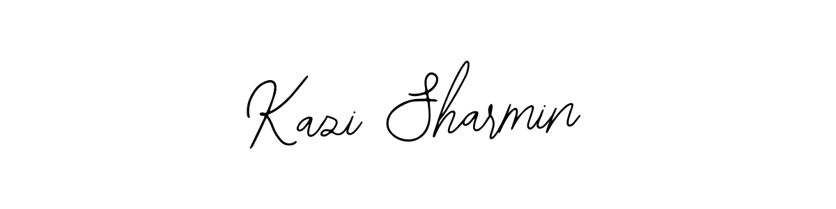 Create a beautiful signature design for name Kazi Sharmin. With this signature (Bearetta-2O07w) fonts, you can make a handwritten signature for free. Kazi Sharmin signature style 12 images and pictures png