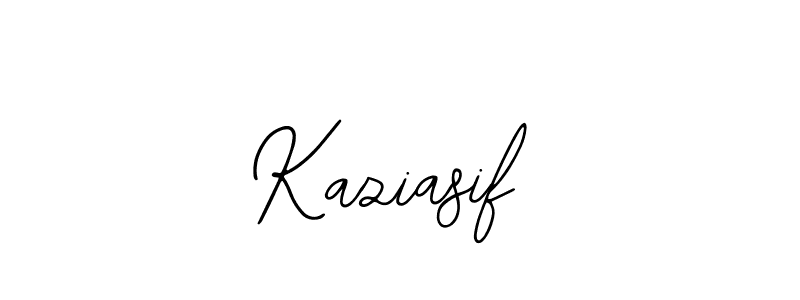 How to make Kaziasif name signature. Use Bearetta-2O07w style for creating short signs online. This is the latest handwritten sign. Kaziasif signature style 12 images and pictures png