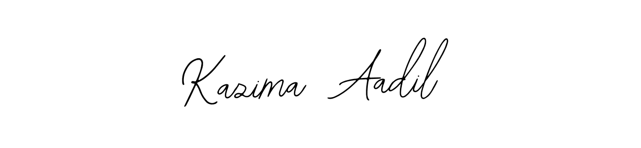 Also we have Kazima  Aadil name is the best signature style. Create professional handwritten signature collection using Bearetta-2O07w autograph style. Kazima  Aadil signature style 12 images and pictures png