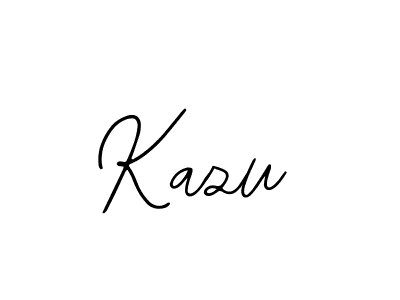 Make a beautiful signature design for name Kazu. With this signature (Bearetta-2O07w) style, you can create a handwritten signature for free. Kazu signature style 12 images and pictures png