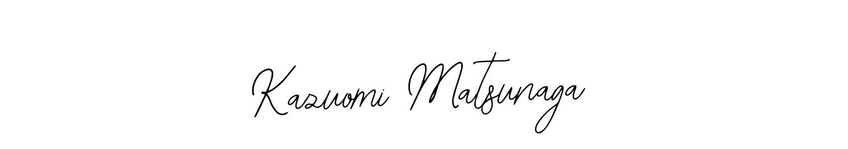 The best way (Bearetta-2O07w) to make a short signature is to pick only two or three words in your name. The name Kazuomi Matsunaga include a total of six letters. For converting this name. Kazuomi Matsunaga signature style 12 images and pictures png