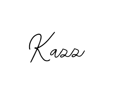 How to make Kazz name signature. Use Bearetta-2O07w style for creating short signs online. This is the latest handwritten sign. Kazz signature style 12 images and pictures png