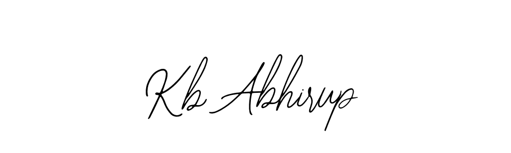 Also we have Kb Abhirup name is the best signature style. Create professional handwritten signature collection using Bearetta-2O07w autograph style. Kb Abhirup signature style 12 images and pictures png