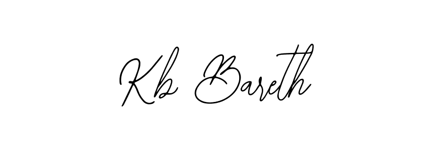 You should practise on your own different ways (Bearetta-2O07w) to write your name (Kb Bareth) in signature. don't let someone else do it for you. Kb Bareth signature style 12 images and pictures png