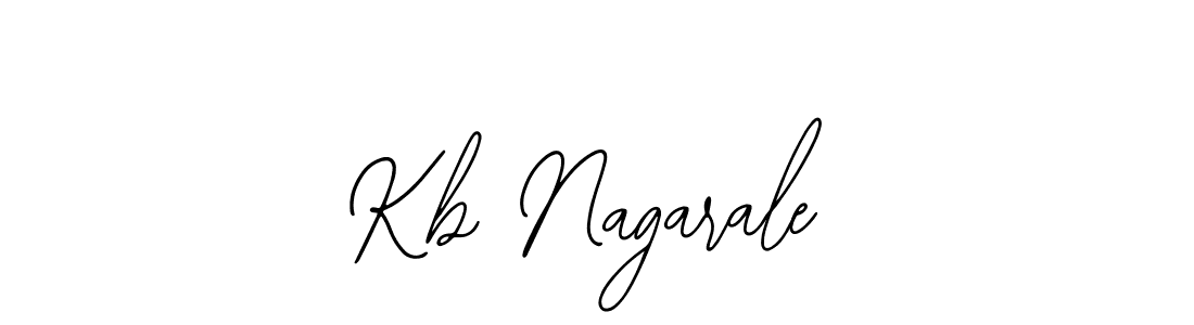 How to make Kb Nagarale name signature. Use Bearetta-2O07w style for creating short signs online. This is the latest handwritten sign. Kb Nagarale signature style 12 images and pictures png