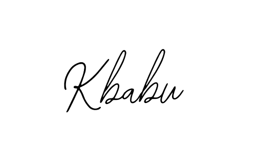 Kbabu stylish signature style. Best Handwritten Sign (Bearetta-2O07w) for my name. Handwritten Signature Collection Ideas for my name Kbabu. Kbabu signature style 12 images and pictures png