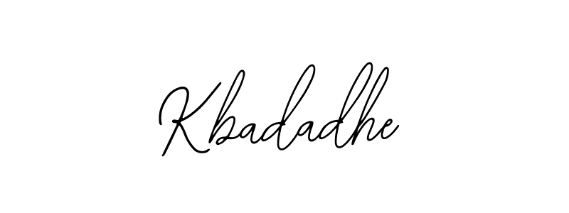 Use a signature maker to create a handwritten signature online. With this signature software, you can design (Bearetta-2O07w) your own signature for name Kbadadhe. Kbadadhe signature style 12 images and pictures png