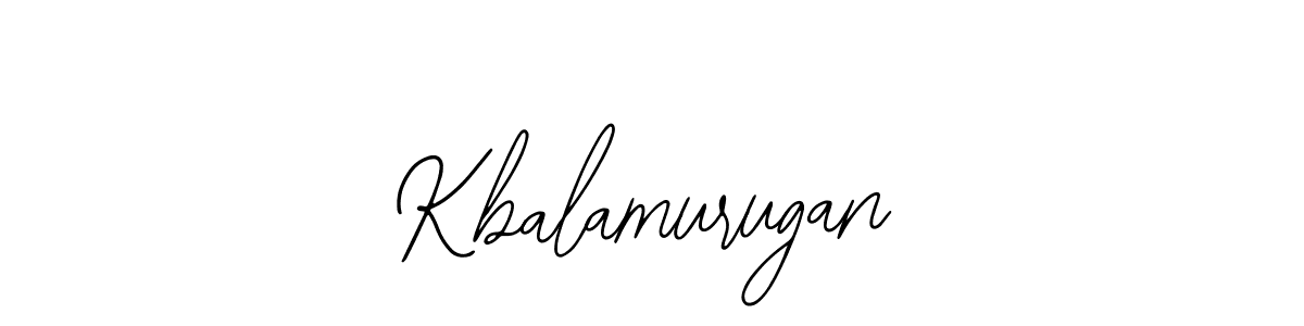 How to make Kbalamurugan name signature. Use Bearetta-2O07w style for creating short signs online. This is the latest handwritten sign. Kbalamurugan signature style 12 images and pictures png
