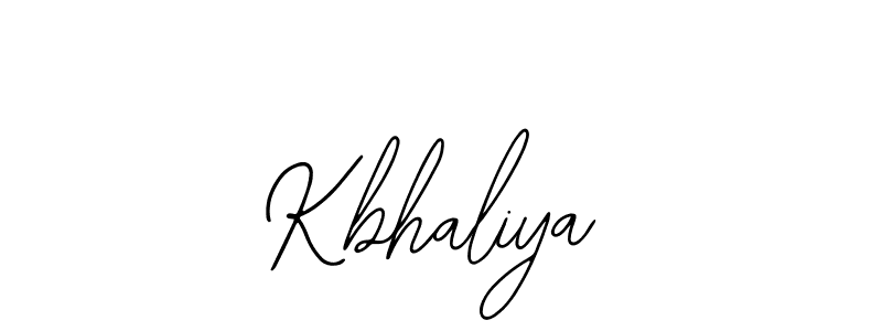 Make a beautiful signature design for name Kbhaliya. With this signature (Bearetta-2O07w) style, you can create a handwritten signature for free. Kbhaliya signature style 12 images and pictures png