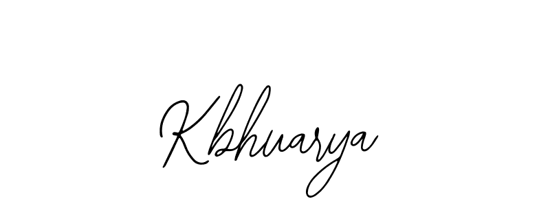 Make a beautiful signature design for name Kbhuarya. Use this online signature maker to create a handwritten signature for free. Kbhuarya signature style 12 images and pictures png