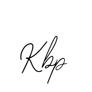 Design your own signature with our free online signature maker. With this signature software, you can create a handwritten (Bearetta-2O07w) signature for name Kbp. Kbp signature style 12 images and pictures png