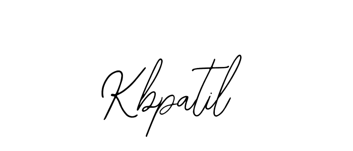 How to make Kbpatil name signature. Use Bearetta-2O07w style for creating short signs online. This is the latest handwritten sign. Kbpatil signature style 12 images and pictures png