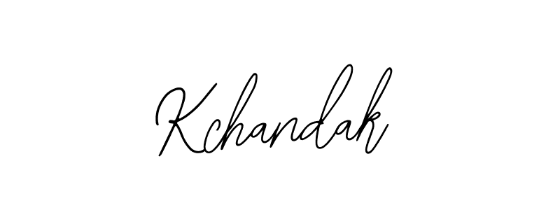 Design your own signature with our free online signature maker. With this signature software, you can create a handwritten (Bearetta-2O07w) signature for name Kchandak. Kchandak signature style 12 images and pictures png