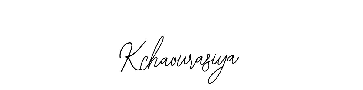 How to Draw Kchaourasiya signature style? Bearetta-2O07w is a latest design signature styles for name Kchaourasiya. Kchaourasiya signature style 12 images and pictures png