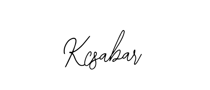 How to Draw Kcsabar signature style? Bearetta-2O07w is a latest design signature styles for name Kcsabar. Kcsabar signature style 12 images and pictures png