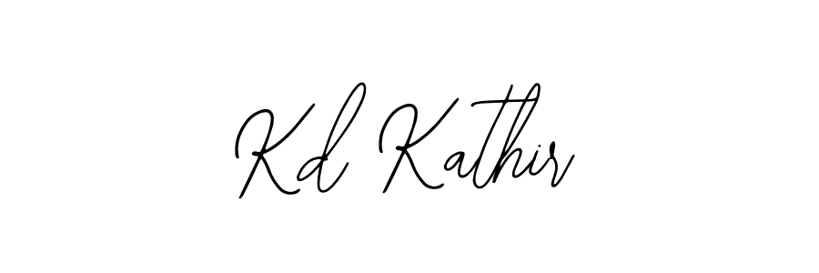 Make a beautiful signature design for name Kd Kathir. With this signature (Bearetta-2O07w) style, you can create a handwritten signature for free. Kd Kathir signature style 12 images and pictures png
