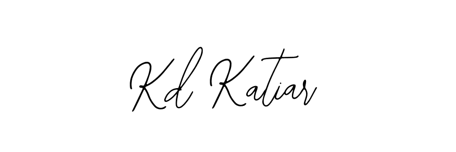 Use a signature maker to create a handwritten signature online. With this signature software, you can design (Bearetta-2O07w) your own signature for name Kd Katiar. Kd Katiar signature style 12 images and pictures png