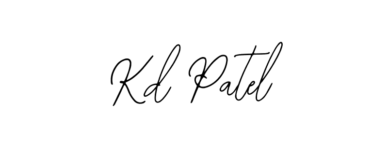 Kd Patel stylish signature style. Best Handwritten Sign (Bearetta-2O07w) for my name. Handwritten Signature Collection Ideas for my name Kd Patel. Kd Patel signature style 12 images and pictures png