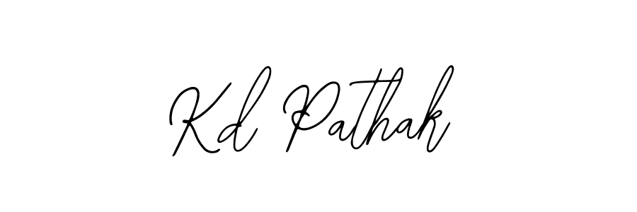 Use a signature maker to create a handwritten signature online. With this signature software, you can design (Bearetta-2O07w) your own signature for name Kd Pathak. Kd Pathak signature style 12 images and pictures png