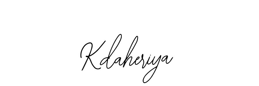 Similarly Bearetta-2O07w is the best handwritten signature design. Signature creator online .You can use it as an online autograph creator for name Kdaheriya. Kdaheriya signature style 12 images and pictures png