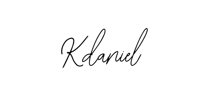 How to make Kdaniel name signature. Use Bearetta-2O07w style for creating short signs online. This is the latest handwritten sign. Kdaniel signature style 12 images and pictures png